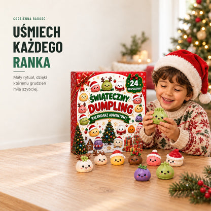 Świąteczny kalendarz adwentowy — 24 mini squishy