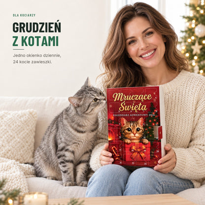Kalendarz adwentowy dla kociarzy — 24 kocie zawieszki