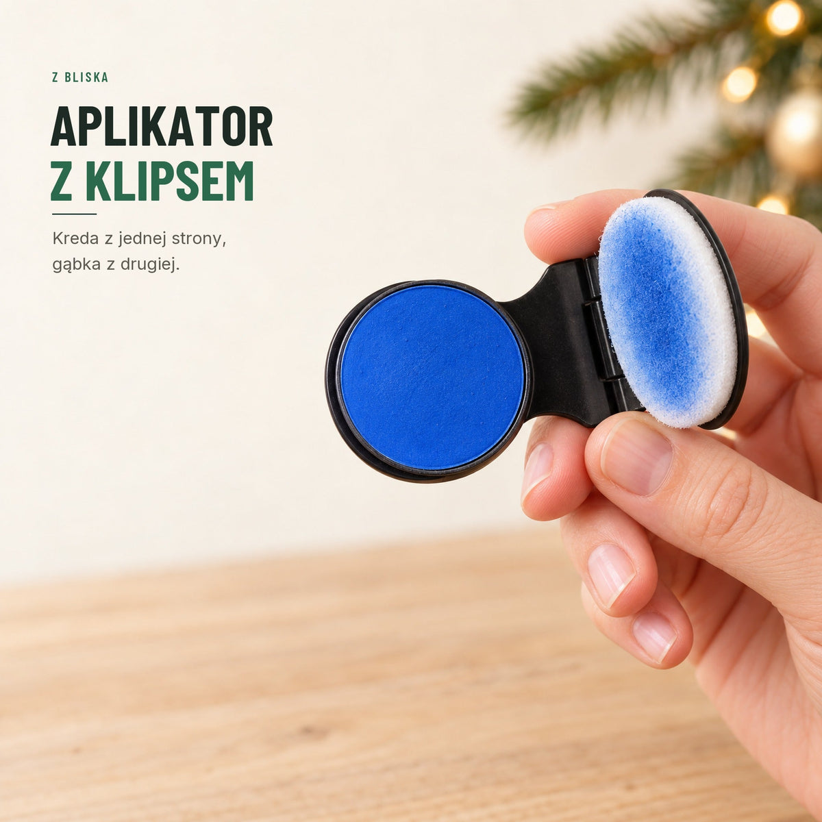 Kreda do włosów z aplikatorem — 8 kolorów, zmywalna