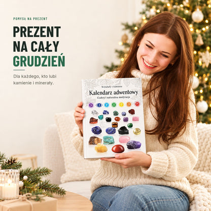 Kalendarz adwentowy z 24 kryształami