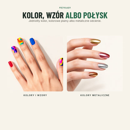 Markery do zdobienia paznokci — dwustronne, 12 lub 24 kolory