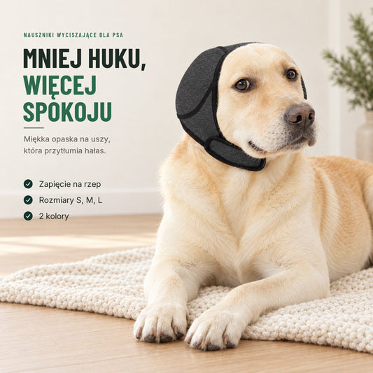 Nauszniki wyciszające dla psa