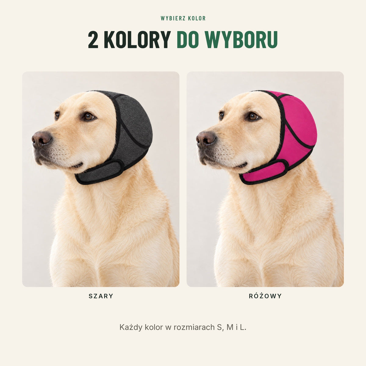 Nauszniki wyciszające dla psa