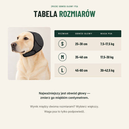 Nauszniki wyciszające dla psa