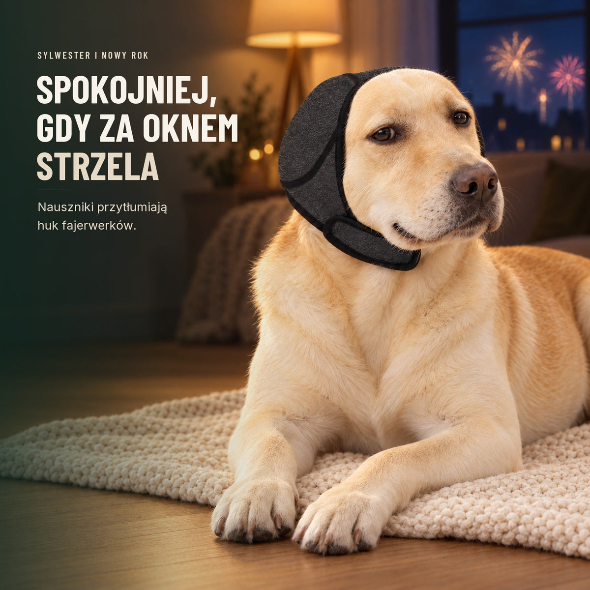 Nauszniki wyciszające dla psa