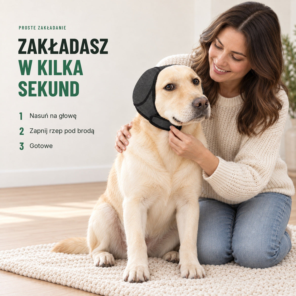 Nauszniki wyciszające dla psa