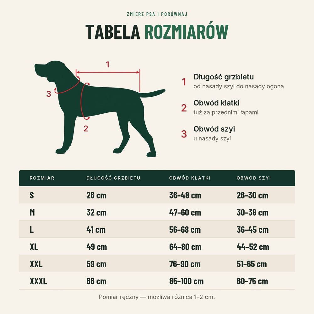 Świąteczne przebranie dla psa — Mikołaj na grzbiecie
