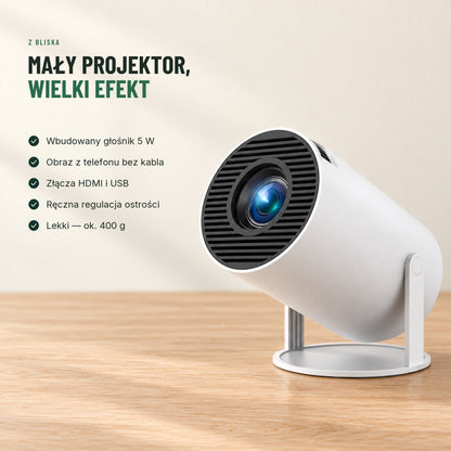 Projektor świąteczny — Mikołaj w Twoim oknie