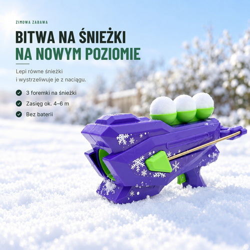 Wyrzutnia śnieżek dla dzieci