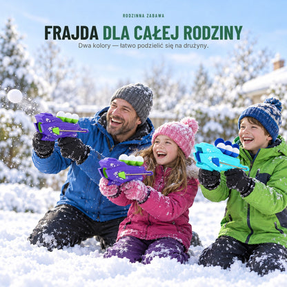 Wyrzutnia śnieżek dla dzieci
