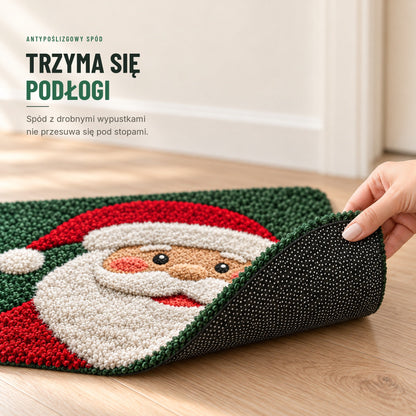 Świąteczna wycieraczka pod drzwi — 6 wzorów