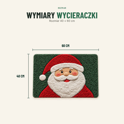 Świąteczna wycieraczka pod drzwi — 6 wzorów